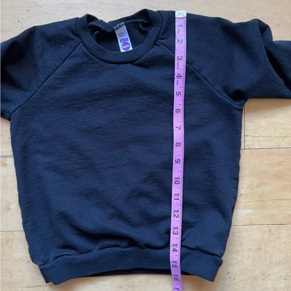 American Apparel California Fleece Kids Crewneck‎ Sweatshirt, Child Youth sz 6